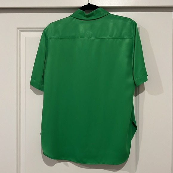 Zara green button down shirt - Picture 2 of 4